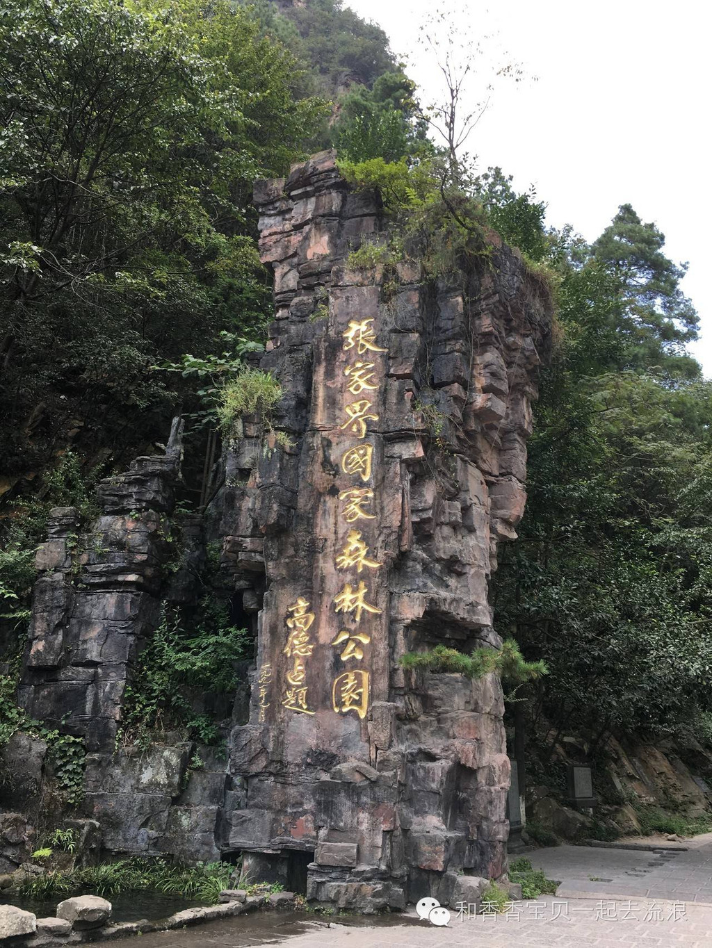 走出这个大门就意味着张家界武陵源名胜风景区的旅游结束了.