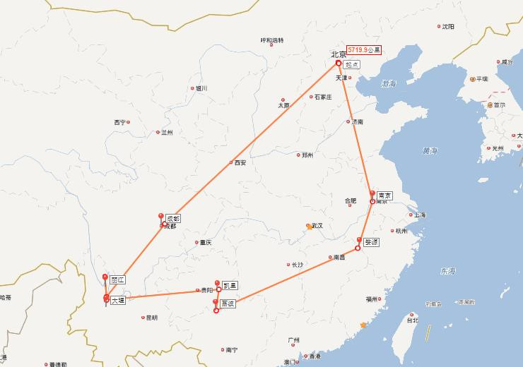 一个月的长途旅行,足迹遍布云贵川等五大省~附火车买票及行程攻略