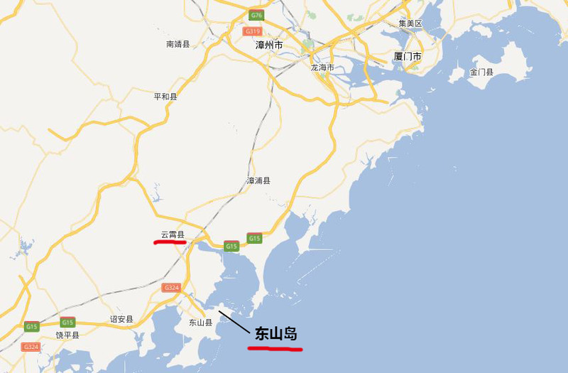 福建南部沿海地图