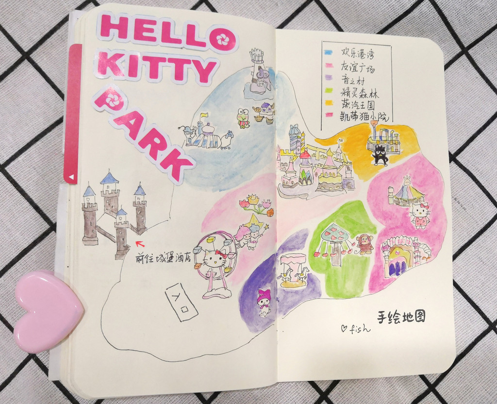 在hellokitty乐园里,坐上时光机,找回少女心