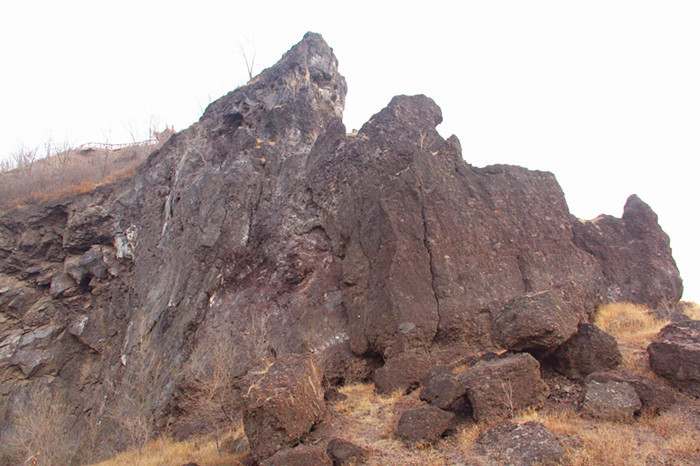 山东无棣碣石山---火山口地貌