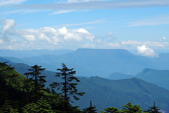 夏游峨眉山