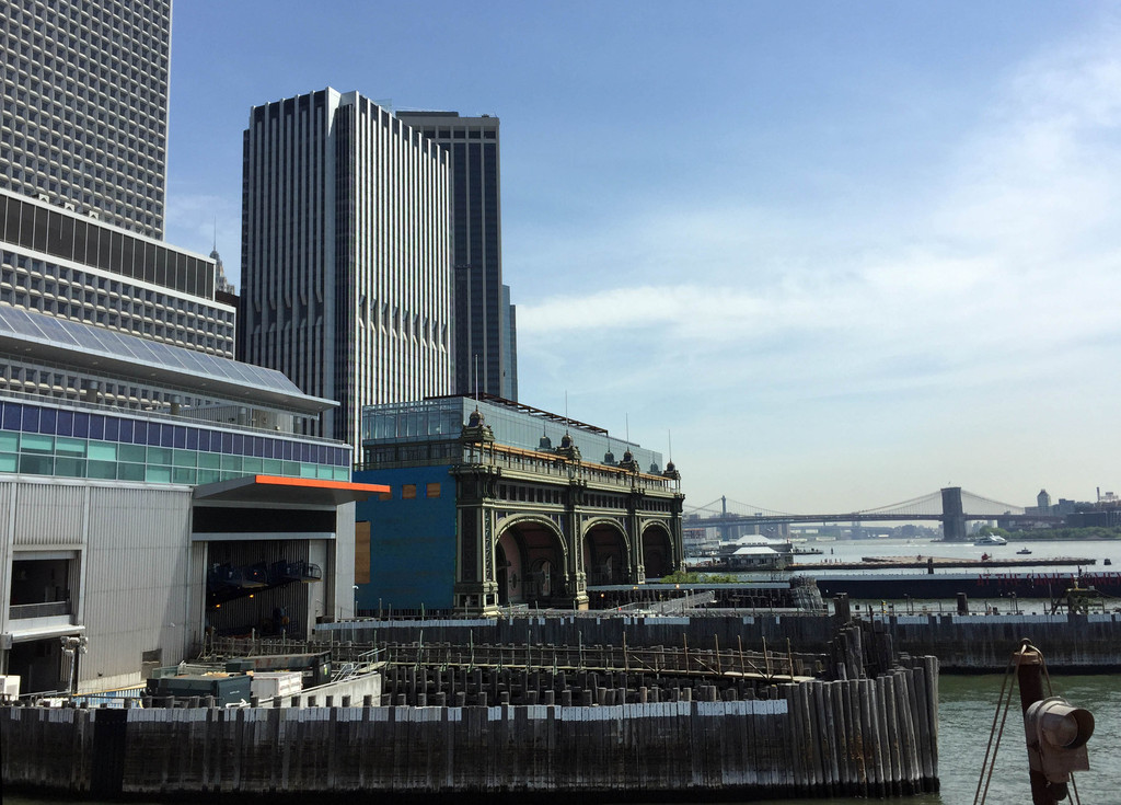 美国 纽约 乘坐staten island ferry 免费渡轮