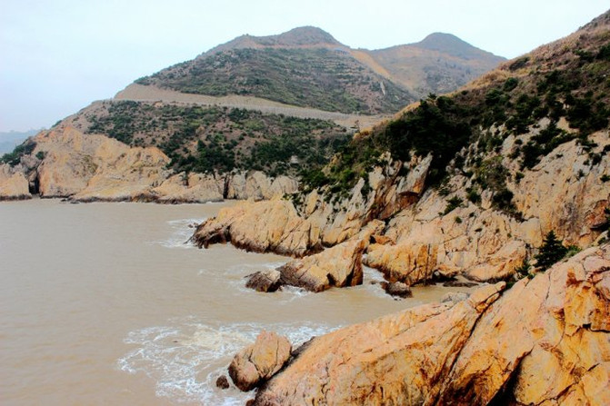 温岭最美的海岸线石塘镇珍珠滩滨海绿道
