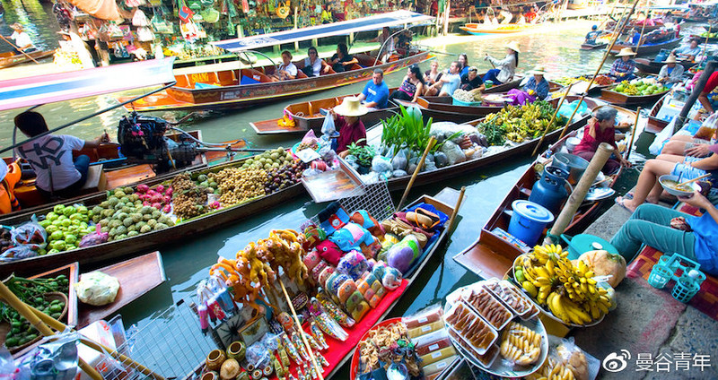 丹嫩沙多水上市场  damnoen saduak floating market