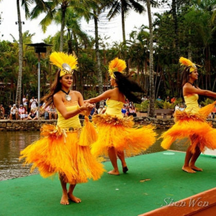 美国夏威夷波利尼西亚文化中心一日游