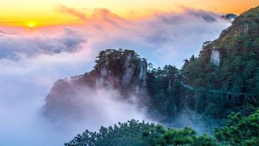 江西安福羊狮慕风景区花岗岩峰林 天子峰一日游【奇石