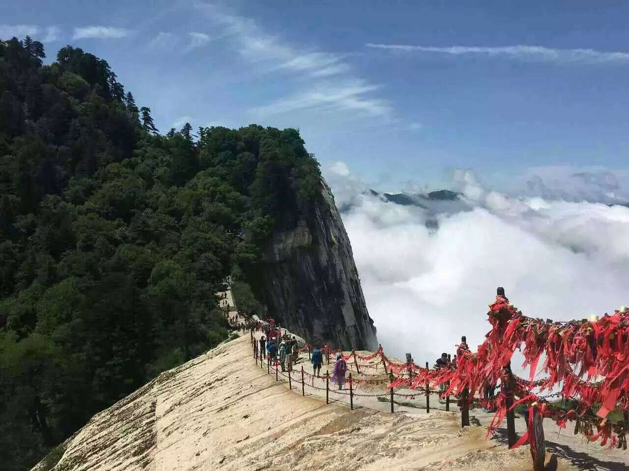 西安华山一日游【金秋纯玩 含西上北下索道 小交通 中餐 】