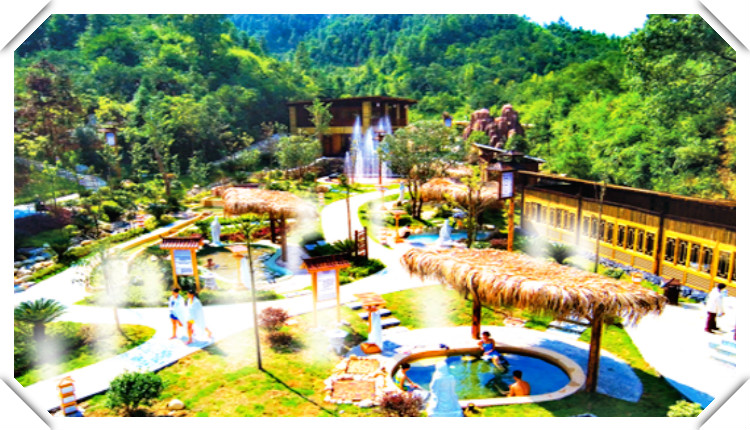 宜春明月山天沐温泉 冬季温泉游