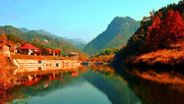 中国安徽岳西天峡峡谷探幽休闲度假一日游