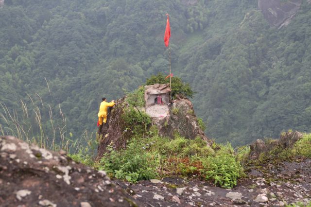 八角寨 天气不是特别的好,天气预报说要下暴雨,我们刚到景区门口,就