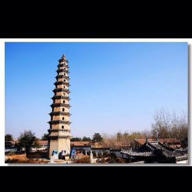 高唐县梁村塔,古老的传说唐槐宋塔名胜古迹是旅游的好去处,来自我美丽