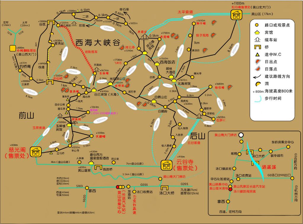 干货:黄山西大门登山攻略,附大量美图