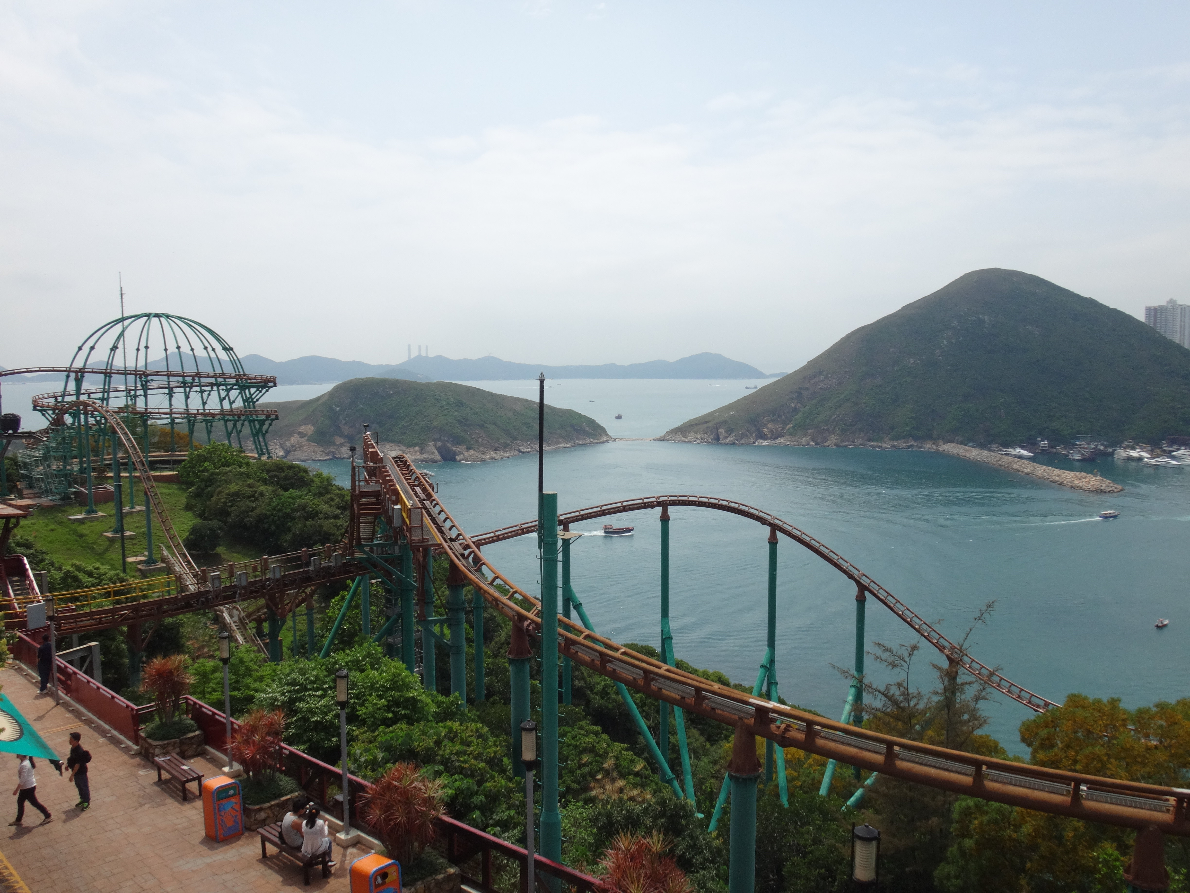 盛夏时光的香港海洋公园一日游