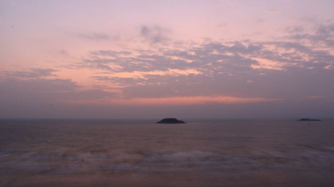 #我的2015#惠州双月湾淡季休闲之旅,日出而动