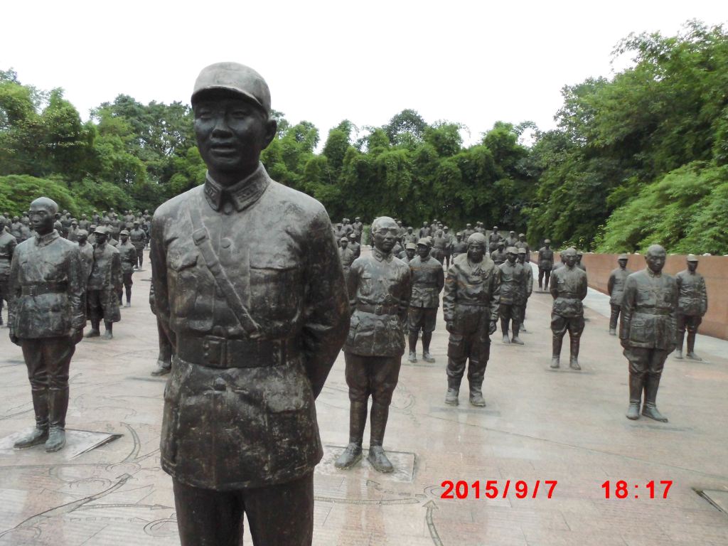 四川建川博物馆 中国壮士群雕广场 名单和简介——抗日名将,我们知道
