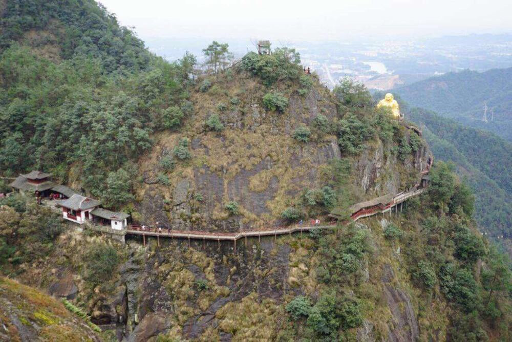 建德大慈岩景区 江南悬空寺