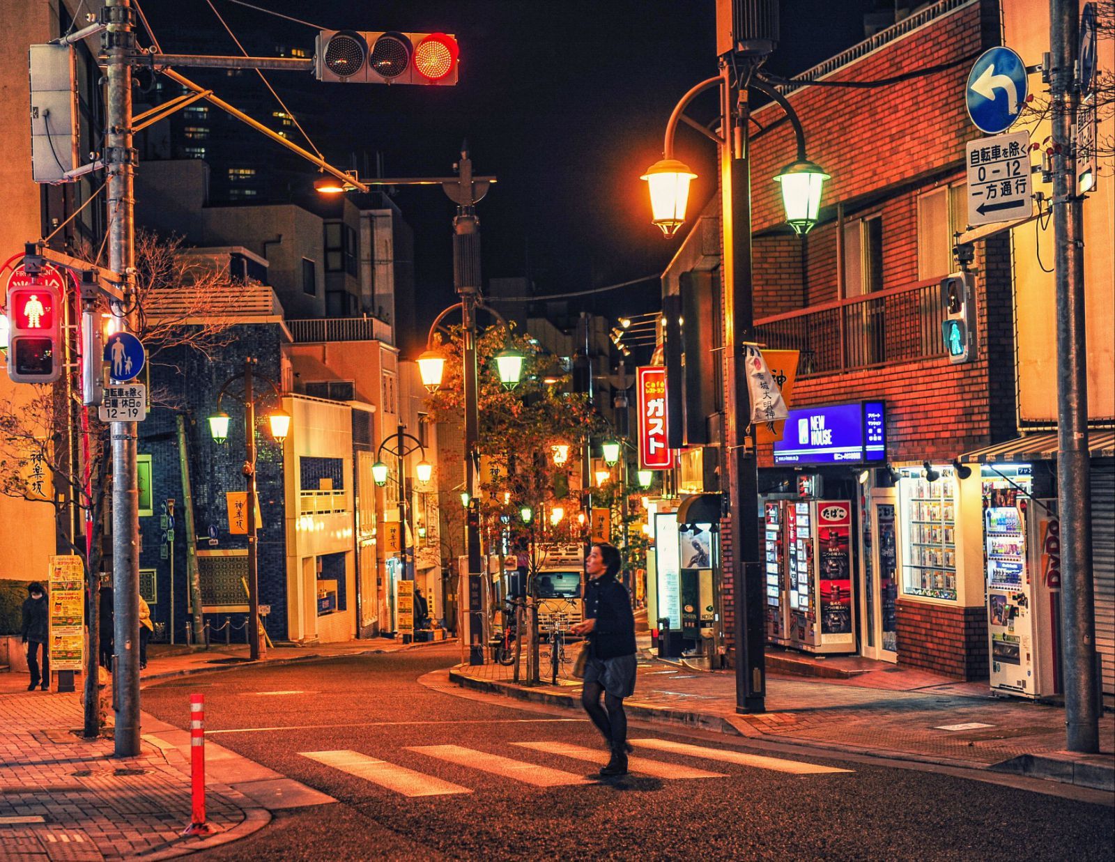 神乐坂安静的夜