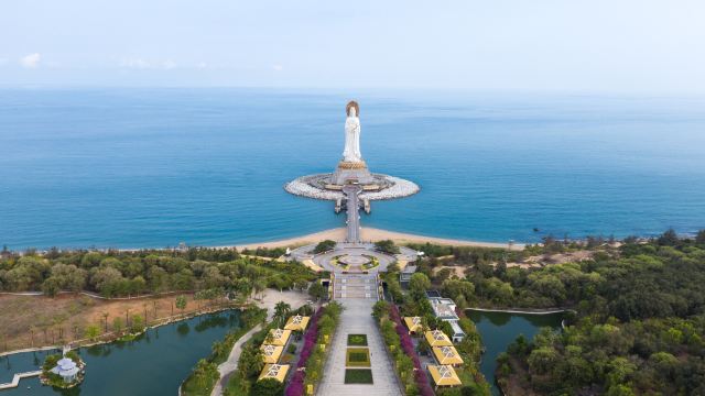 三亚南山文化旅游区大小洞天一日游精选纯玩双景点门票烧香祈福108米