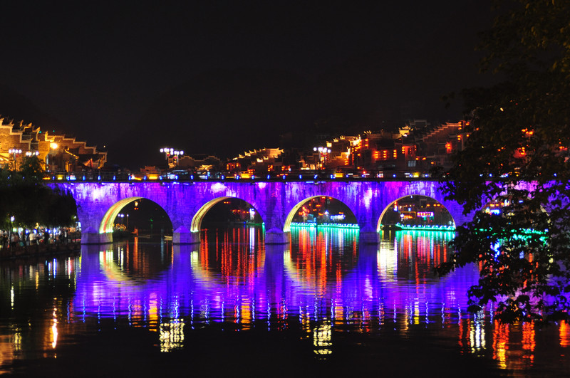 镇远古镇—新大桥夜景