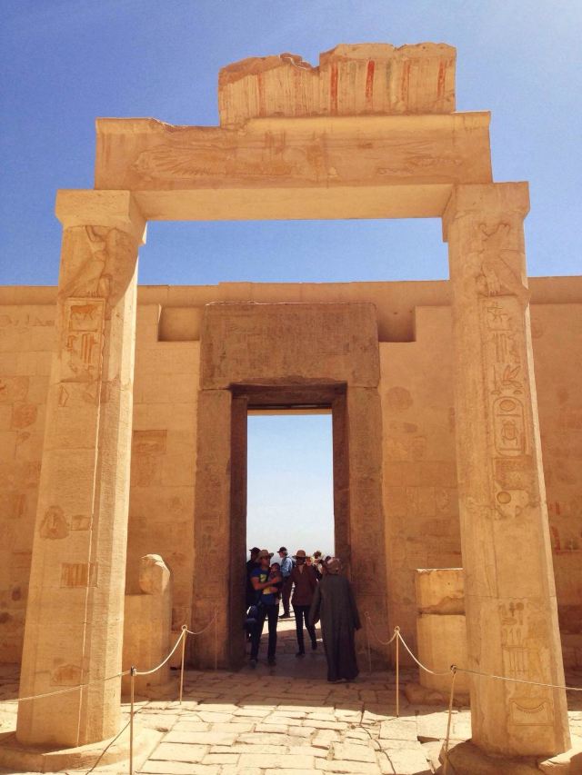 【哈特谢普苏特神庙】其实门票上印的是al-deir al-bahari temple