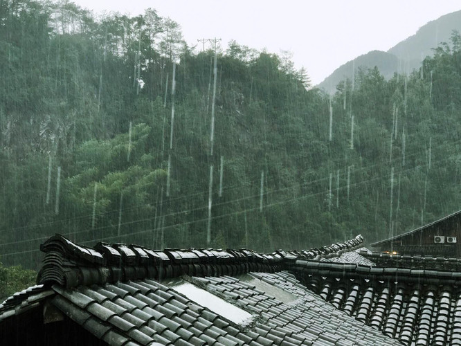 楠溪江畔,蜻蜓低飞