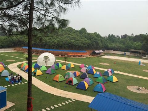 朝霞户外:在长沙月亮湾露营的浪漫之旅