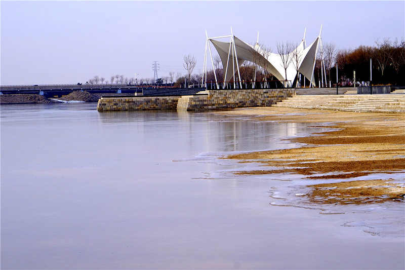 曹妃甸也有了海滨浴场