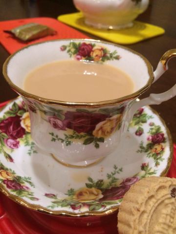 一杯英式奶茶,结束这美好的一天. fort worth, tx