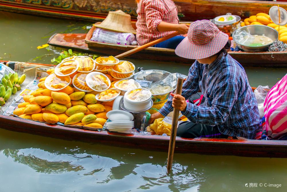 泰国曼谷 丹嫩沙多水上集市 ตลาดน้ำดำเนินสะดวก