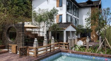 邛崃有美朔光精品酒店1-3晚 天台山门票2张【景区内半山精品民宿】