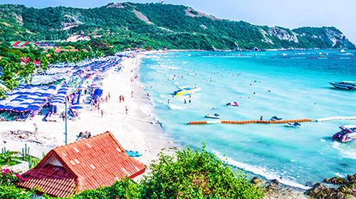 泰国芭堤雅格兰岛水上项目浮潜一日游【海底漫