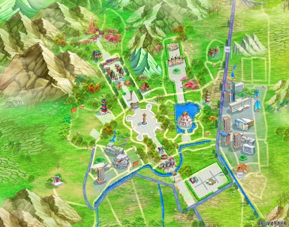 无锡灵山大佛手机导游【全景地图,园内导航,线路推荐,自动讲解】