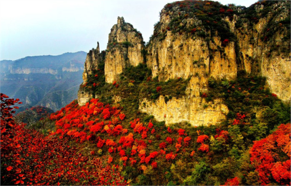 河北平山紅崖山 板山水庫一日遊【平山北方山嶽古鎮風景名勝區一日遊