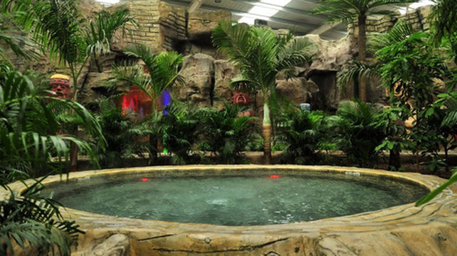 山西大同阳高九龙温泉度假村一日游温泉水上乐园真汤真水真温泉益身益