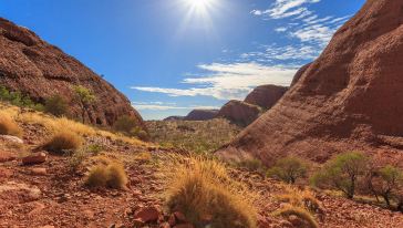 乌鲁鲁风之谷徒步半日游【中文导游+红土地探