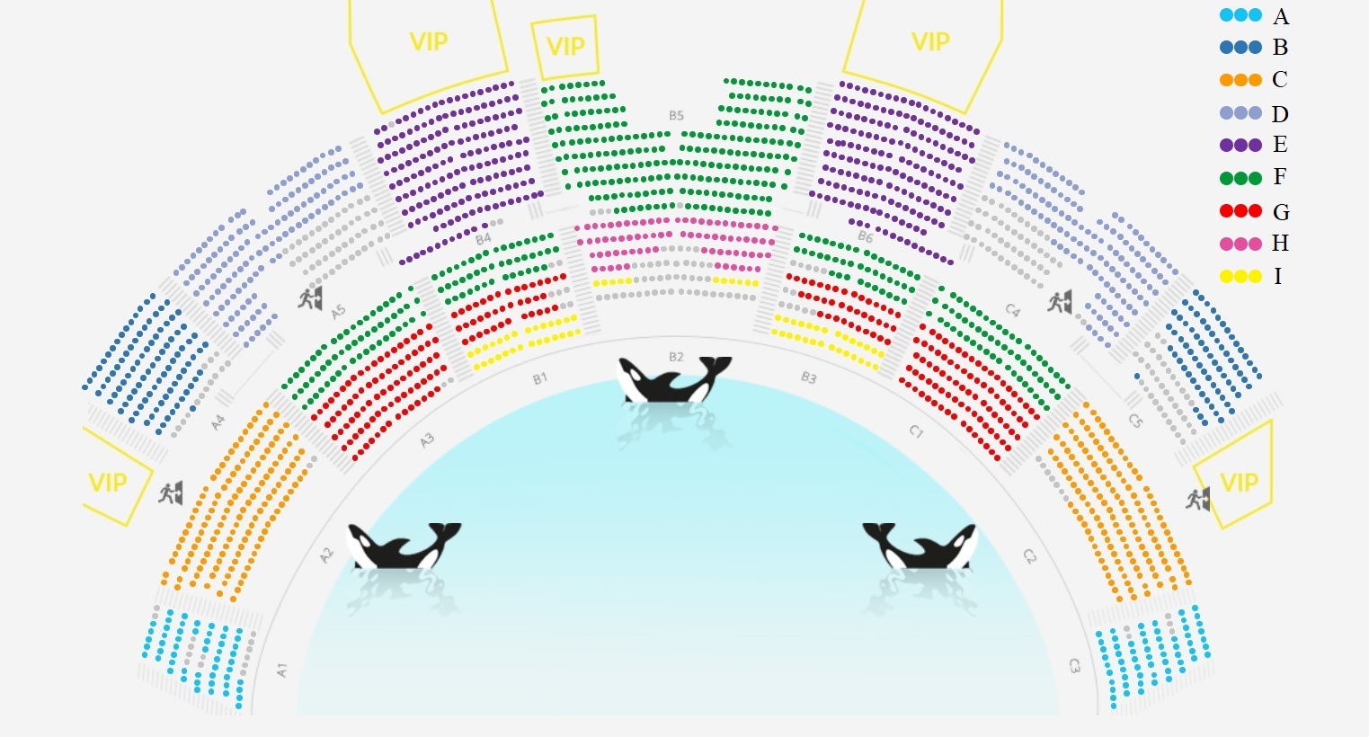 seating scheme oceanarium