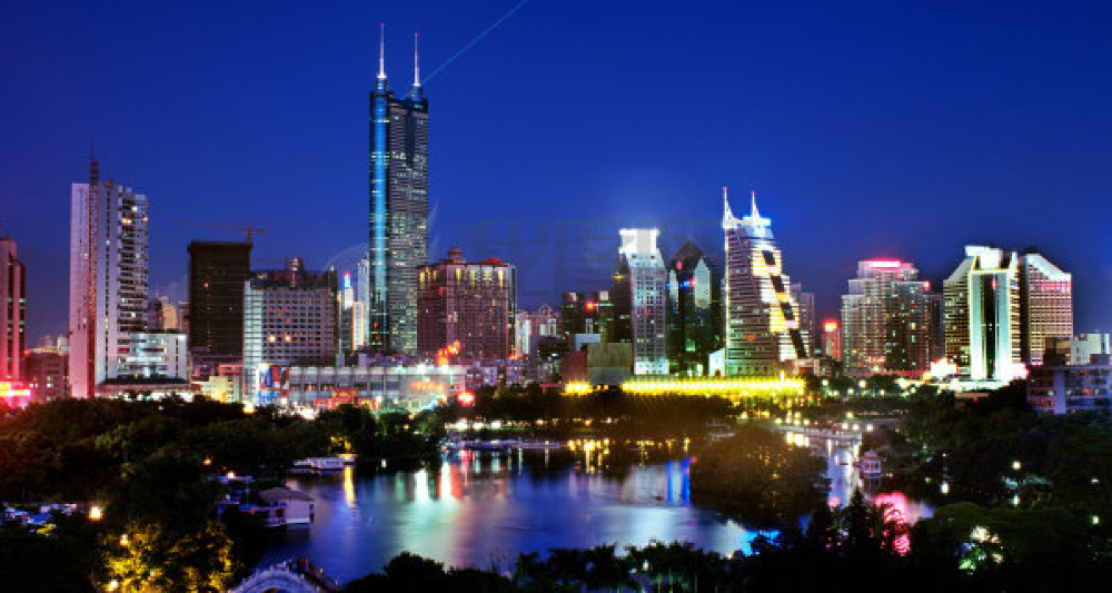 深圳沙头角中英街金色海岸游艇地王观光深港之窗深圳欢乐谷一日游城市