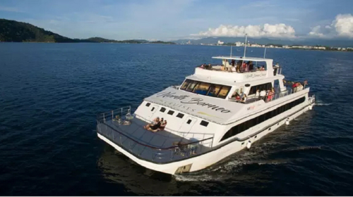 沙巴亚庇蓝海之星游艇north borneo cruises【全新游艇含自助晚餐