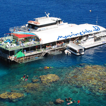 凯恩斯大堡礁+梦幻丽礁号大堡礁游轮+大堡礁GBR直升机体验一日游