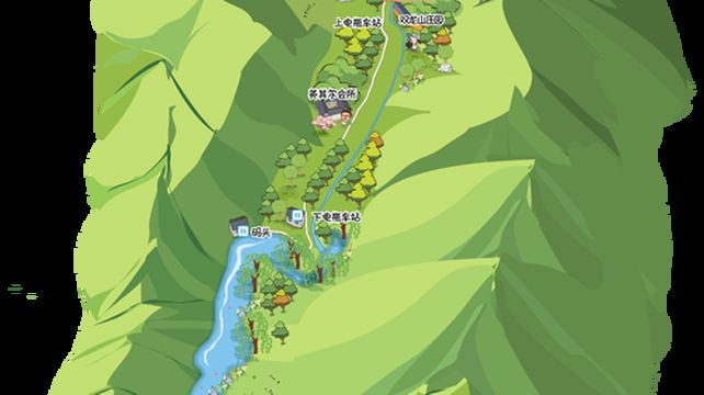 诸暨五泄手机智能定位语音讲解全彩地图导览不含门票