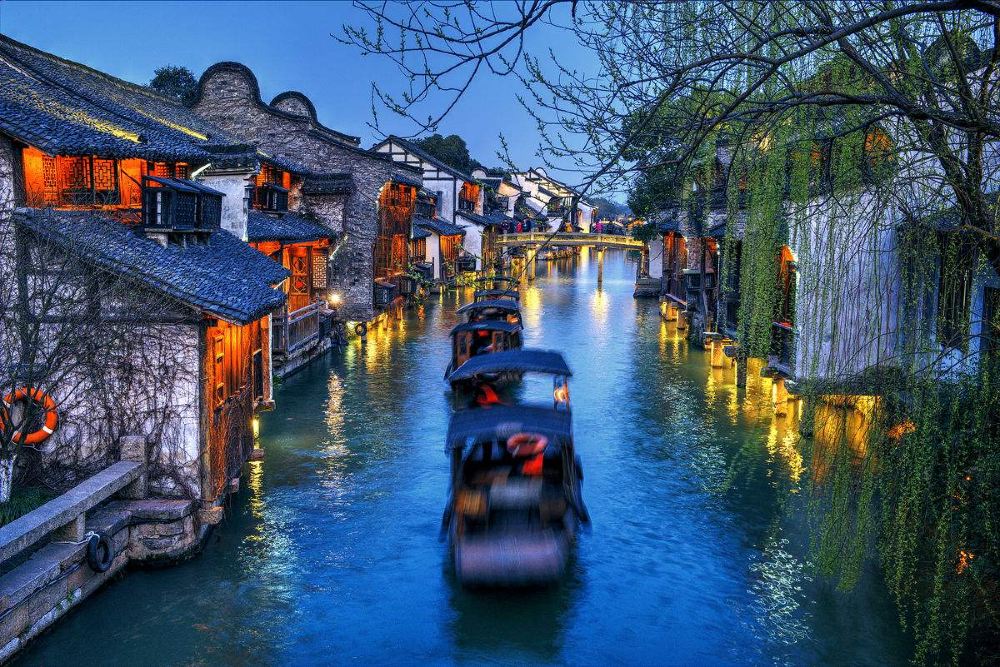 嘉兴乌镇东栅西栅一日游纯玩团无购物东西栅夜游东栅游