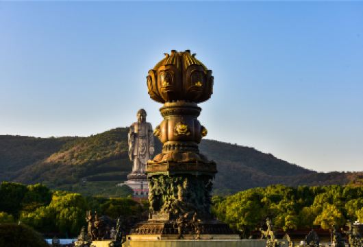 【福至灵山•福运启程】无锡灵山大佛一日游【灵山大佛通高88米，佛 灵山大佛 灵山大佛 体79米，莲花瓣9米。】