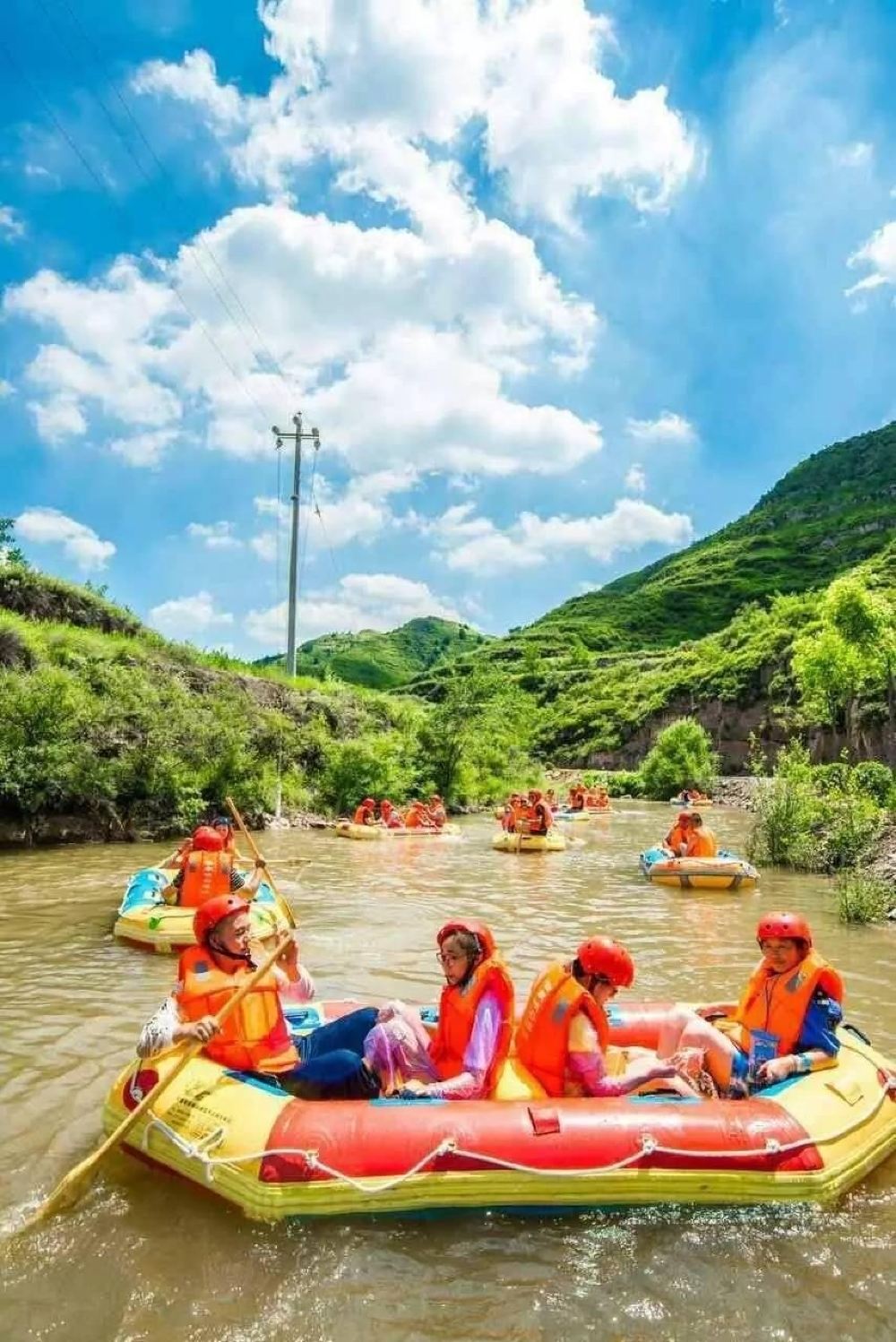 山西晉中雲泉谷一日遊漂流雲泉谷漂流一日遊