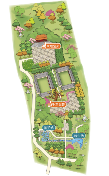 安山寺-手机智能定位语音讲解【全彩地图导览,不含门票】