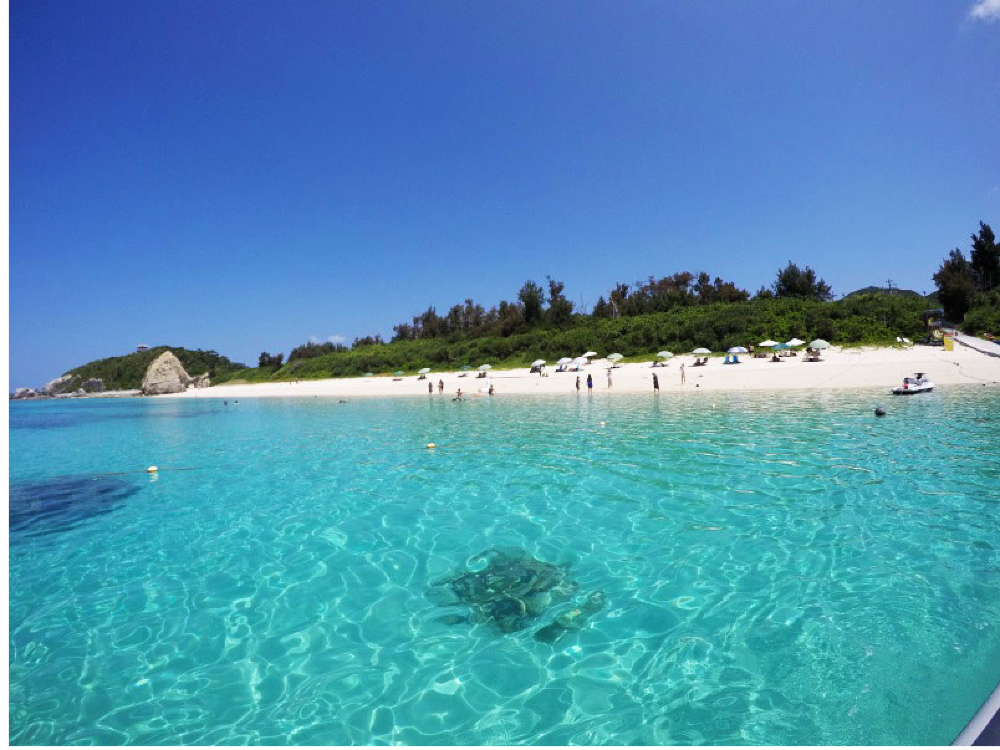 渡嘉敷岛一日游阿波连海滩轻便午餐1人成行