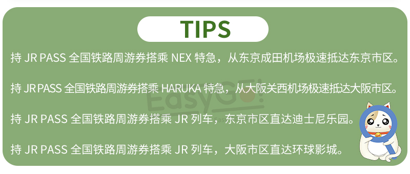 本 JR PASS 全国铁路周游券·7\/14日券(顺丰包