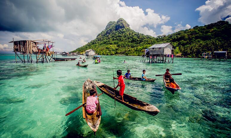 岛+军舰岛潜水一日游【敦沙卡兰探访巴瑶族+