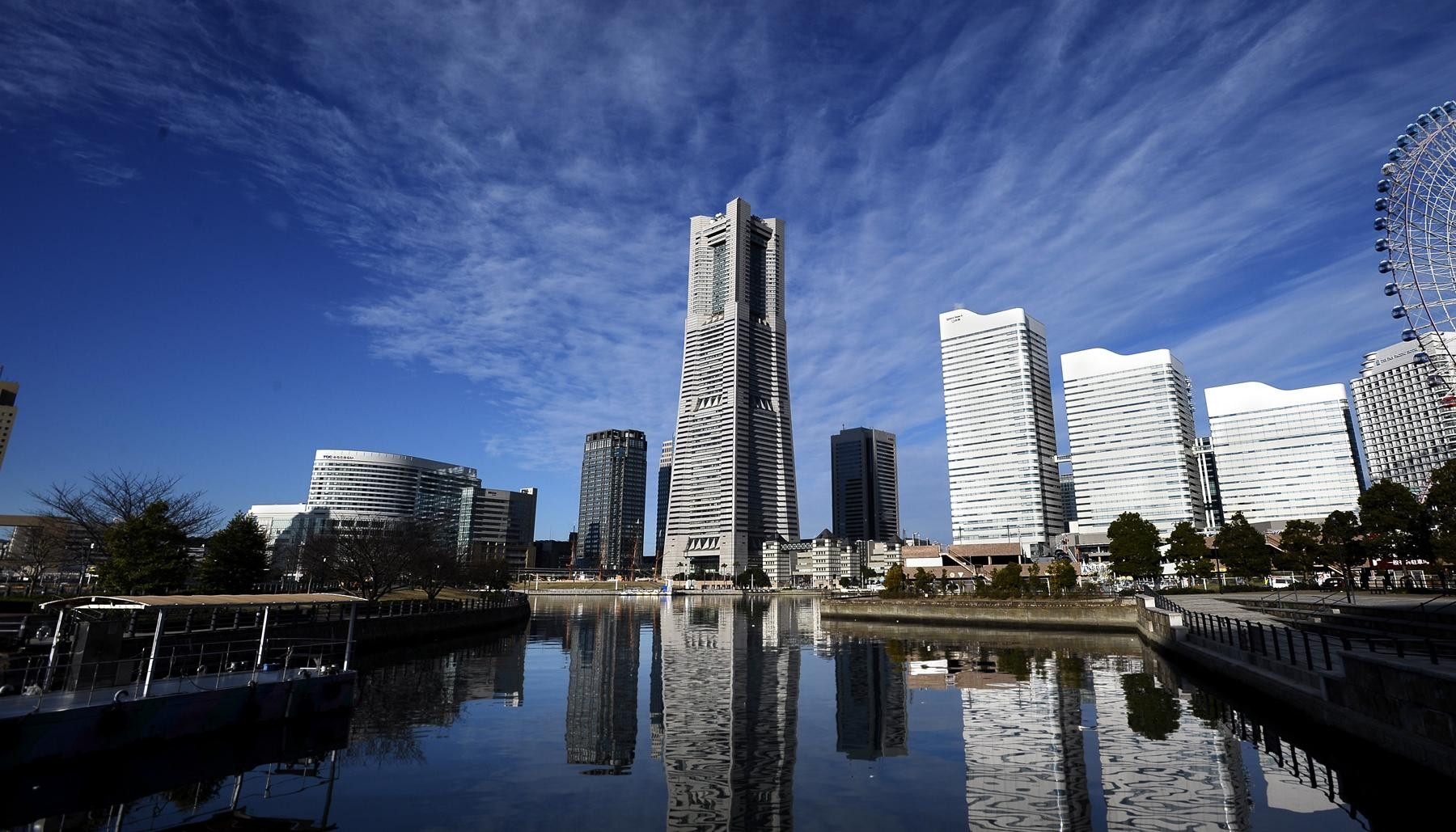 年之前曾是坐满21年日本最高的超高层大厦的宝位的横滨标志性建筑物