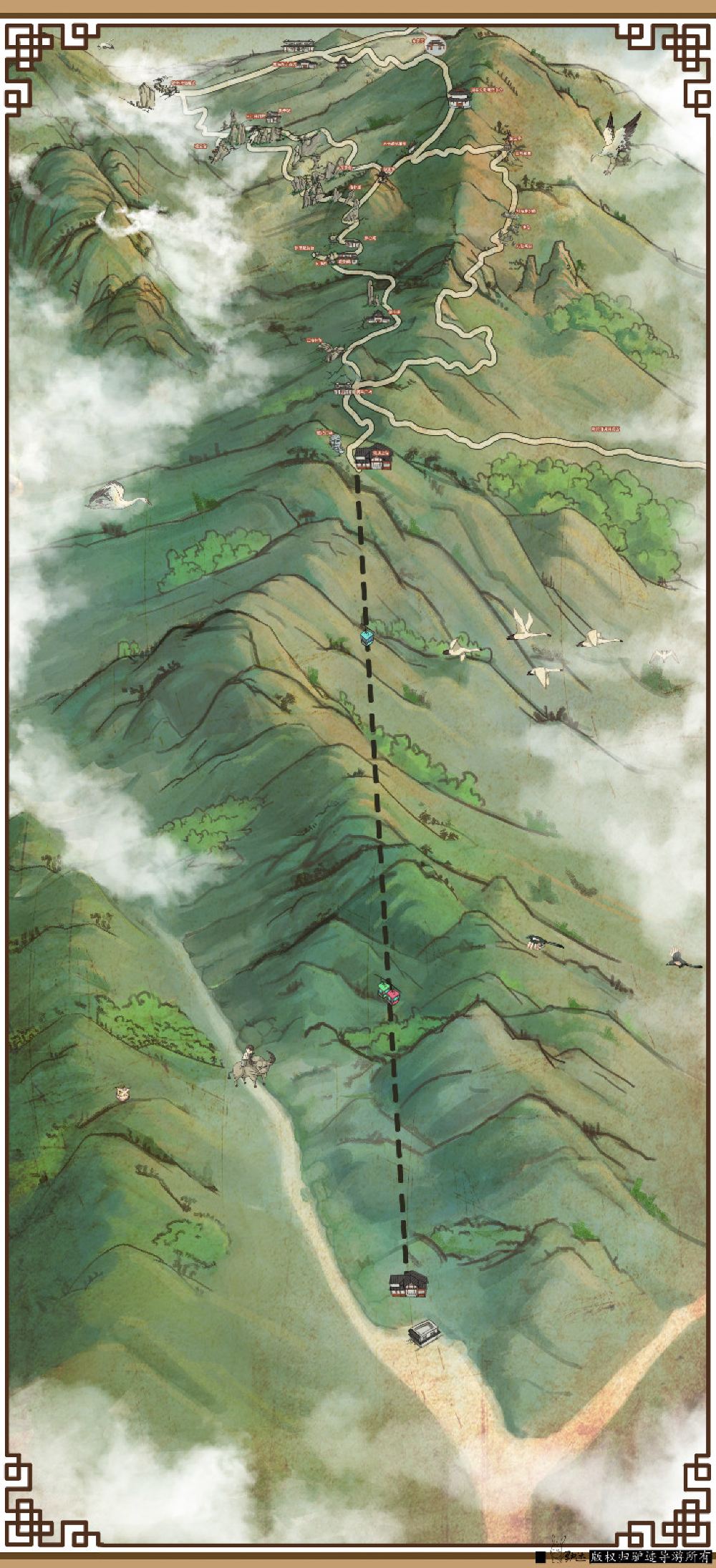 羊狮慕景区手机导游全景地图园内导航线路推荐自动讲解